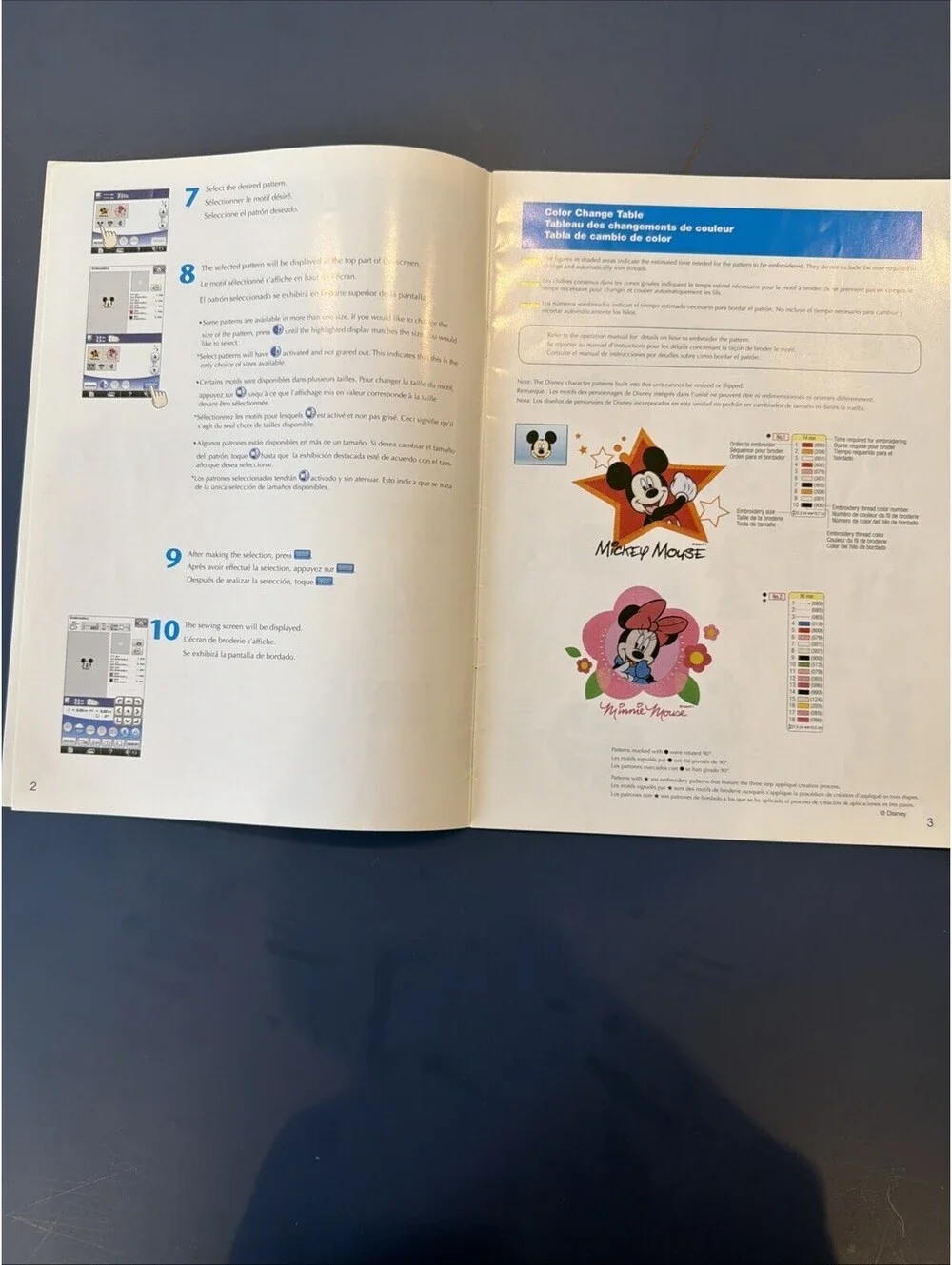 Brother Innovis Embroider Disney Design Guide Booklet